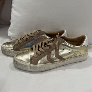 Gold Vintage Havana Sneakers Size 8